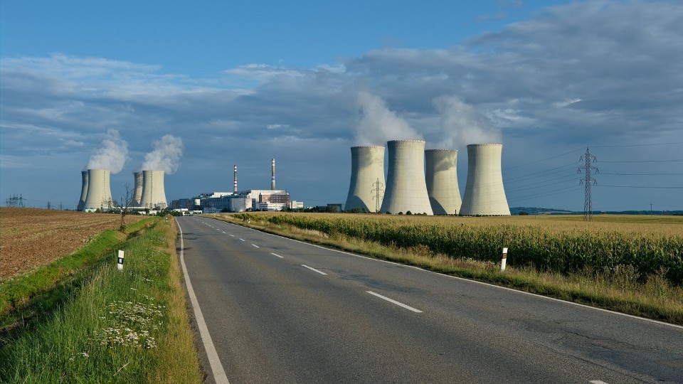 Nuclear Powe Plant field