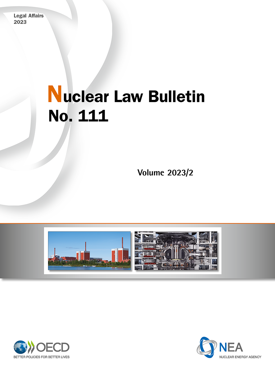 Cover Nuclear Law Bulletin 111 Page 1